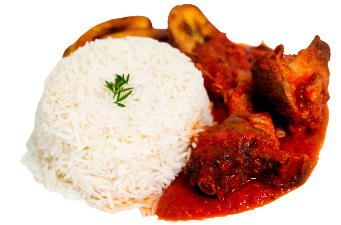 Steamed Rice and Stew